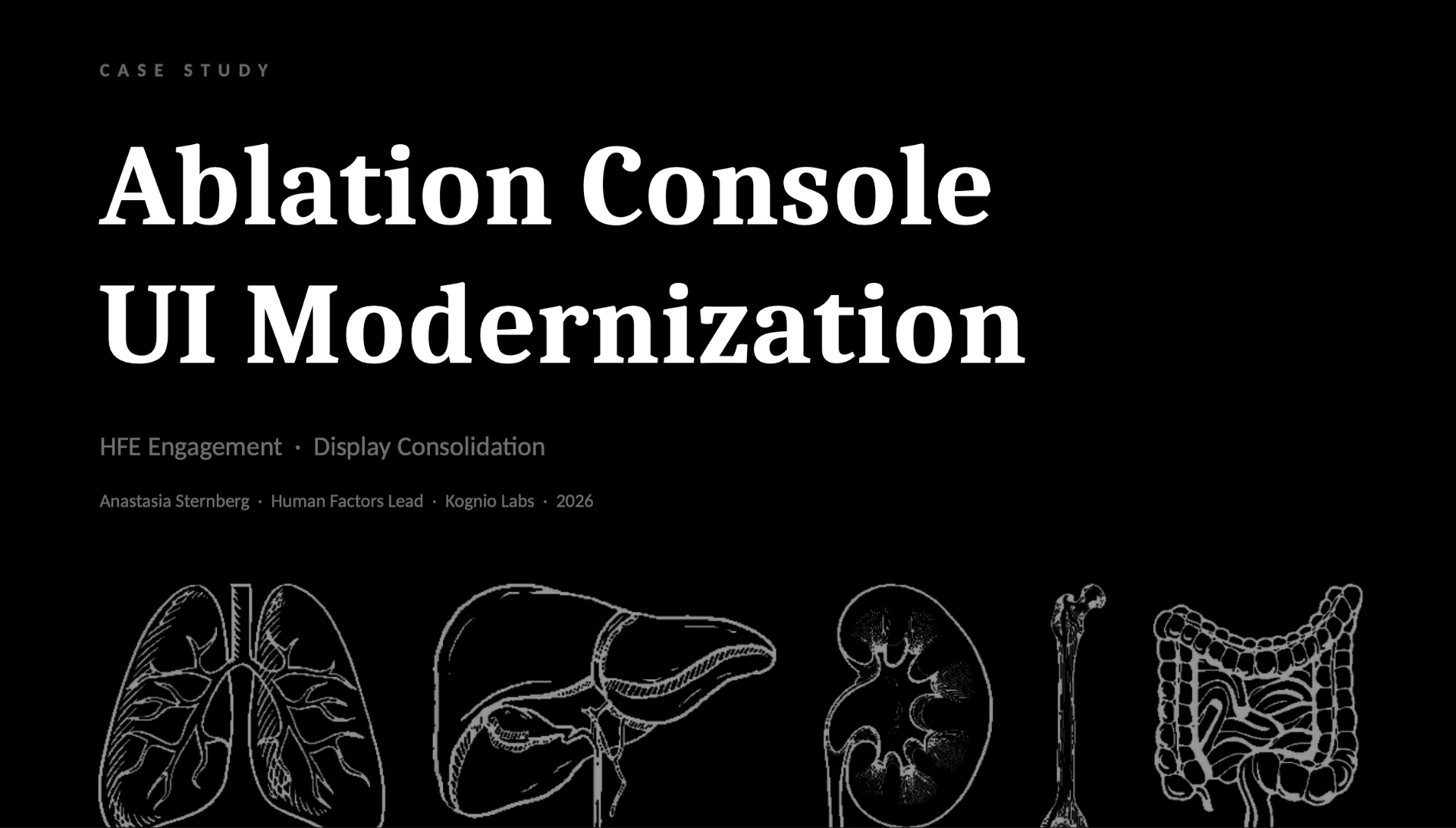 Modernizing an ablation console UI
